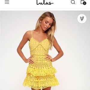 Pale yellow dress